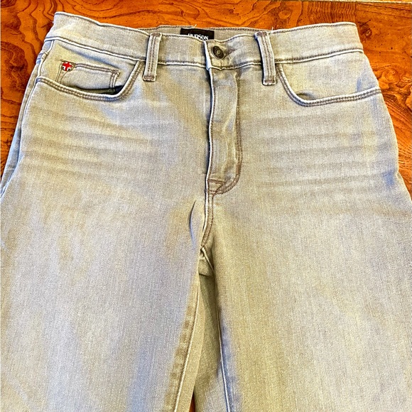 - 🩷HOST PICK!🩷 Hudson Blair straight ankle kick flair jeans. Unfinished he… - Picture 3 of 10